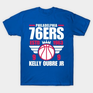 Philadelphia 76ERS Oubre Jr 9 Basketball Retro T-Shirt